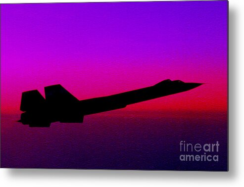 Airplane Metal Print featuring the photograph Night eyes by Greg Moores