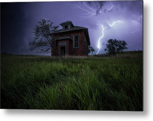 Landscape Metal Print featuring the photograph Nightmare by Aaron J Groen