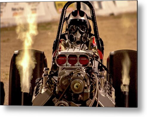 2017 Metal Print featuring the photograph Nitromethane by Darrell Foster