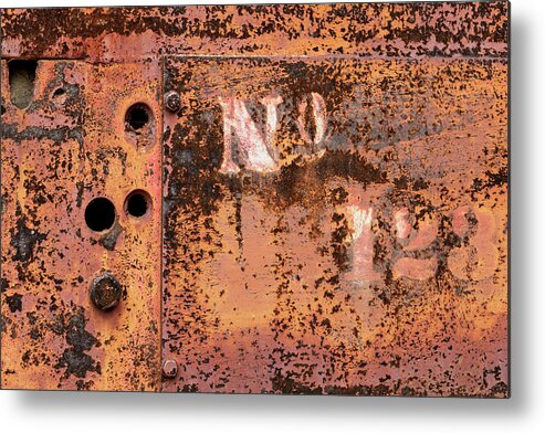 Mining Metal Print featuring the photograph No 123 by Holly Ross