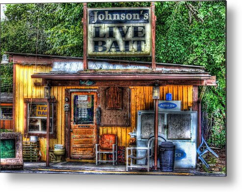 Hdr Metal Print featuring the photograph No Bait Today by Joetta West