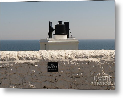 Foghorn Metal Print featuring the photograph No Parking. by Elena Perelman