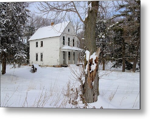 House Metal Print featuring the photograph No Respite from the Cold by Scott Kingery