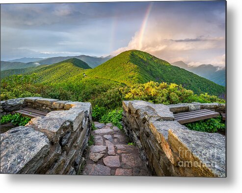 Craggy Pinnacle Metal Print featuring the photograph North Carolina Gold by Anthony Heflin