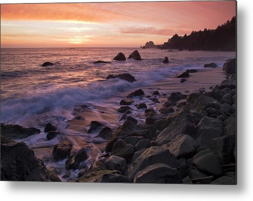 Sunset Metal Print featuring the photograph North Coast Sunset by Paul Riedinger