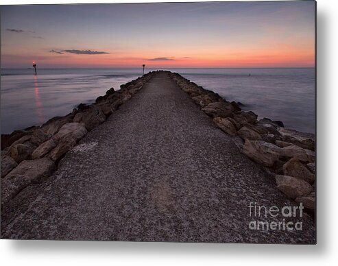 Florida Metal Print featuring the photograph North Jetty by Karin Pinkham