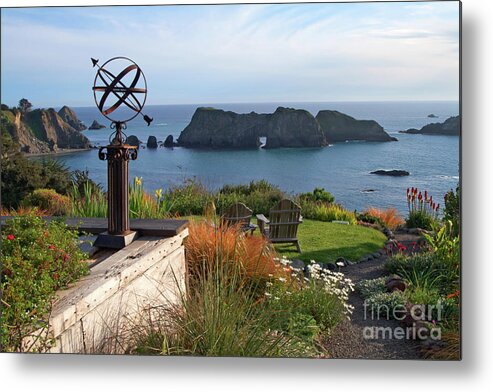 Mendocino Metal Print featuring the photograph Northern California Coast View by Charlene Mitchell