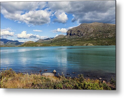 Norway Metal Print featuring the photograph Norwegian mountains by Mike Santis