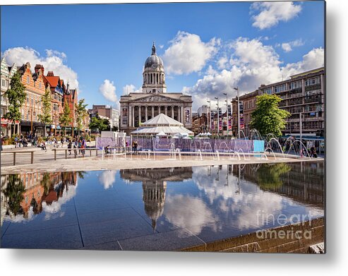 Nottingham Metal Print featuring the photograph Nottingham, England by Colin and Linda McKie