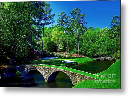 Golf Metal Print featuring the digital art Number 12 by Michael Graham