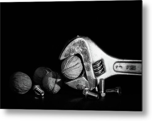 Bolt Metal Print featuring the photograph Nuts and Bolts by Tom Mc Nemar