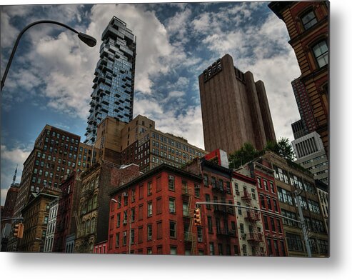 New York City Metal Print featuring the photograph NYC - Tribeca 002 by Lance Vaughn