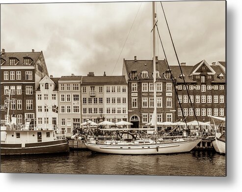 City Metal Print featuring the photograph Nyhavn - New Harbor by W Chris Fooshee