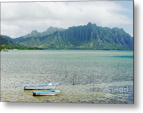 Anchor Metal Print featuring the photograph Oahu, Kaneohe Bay by Vince Cavataio - Printscapes
