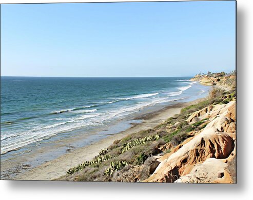 Ocean Metal Print featuring the photograph Ocean View by Alison Frank