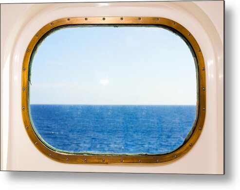 Absence Metal Print featuring the photograph Ocean View by Diane Macdonald