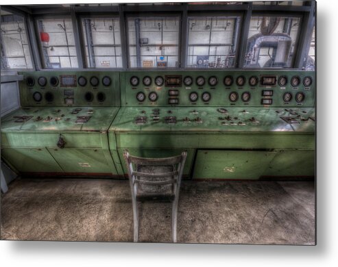 German Metal Print featuring the photograph Off set control by Nathan Wright