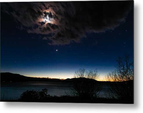 February Metal Print featuring the photograph Oh What a Night by Jan Davies