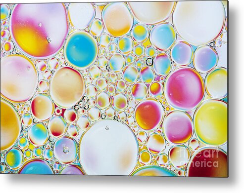 Water Metal Print featuring the photograph Bubbleistic by Tim Gainey
