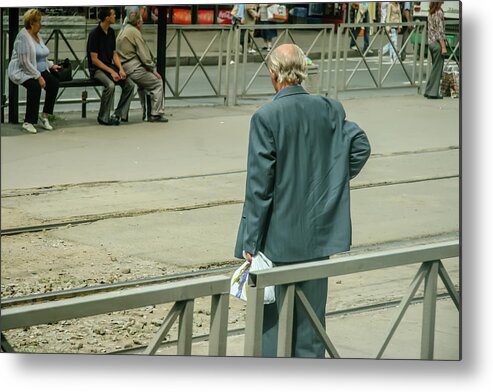 Tour Metal Print featuring the photograph Old, Alone, with Dignity by KG Thienemann