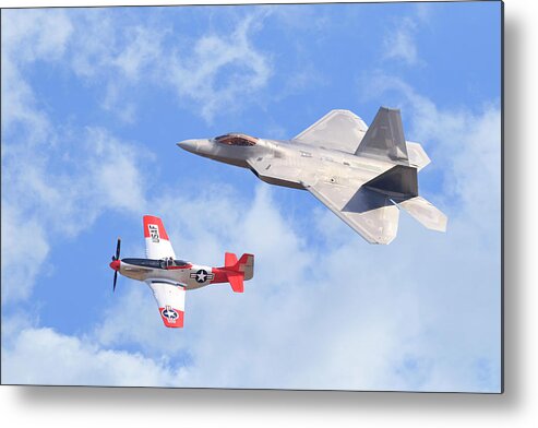 Military Metal Print featuring the photograph Old and New by Steve McKinzie