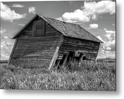 Alberta Metal Print featuring the photograph Old Barn in the Prairie by Patrick Boening