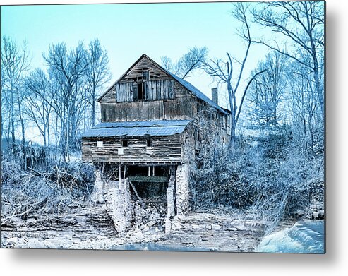 Indiana Metal Print featuring the photograph Old Blackiston Mill by Erich Grant