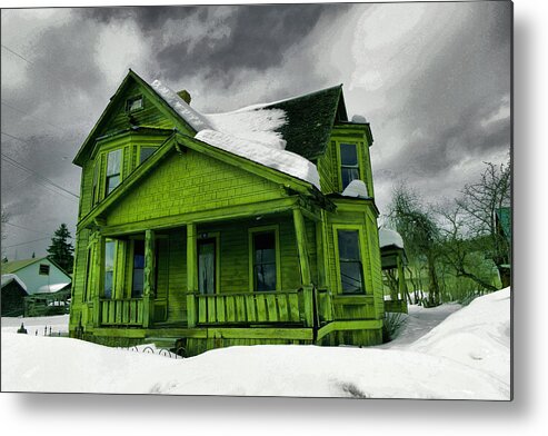 House Metal Print featuring the photograph Old house in Roslyn Washington by Jeff Swan