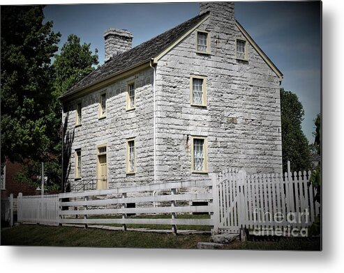 Old Shaker Meeting House Metal Print featuring the photograph Old Shaker Meeting House by Carol Riddle