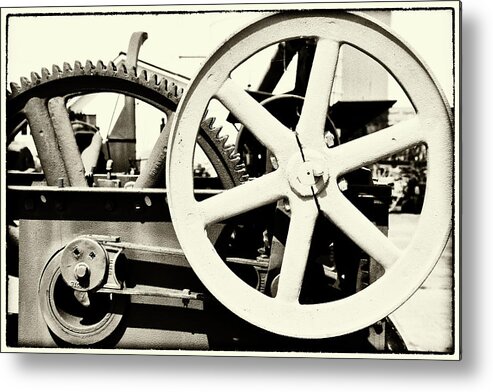 Thresher Metal Print featuring the photograph Old Thresher 2 by Mary Bedy