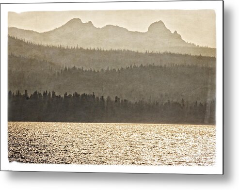 Diamond Peak Metal Print featuring the photograph Old Vision of Diamond Peak by Mick Anderson