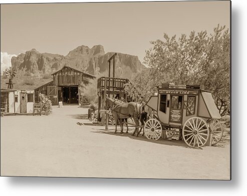 Western Metal Print featuring the photograph Old West 2 by Darrell Foster