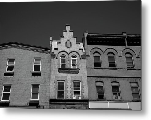 Buildings Metal Print featuring the photograph On Main Northport by Steve Gravano