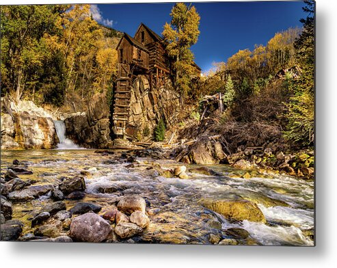 Crystal Metal Print featuring the photograph On the Rocks by Chuck Rasco Photography