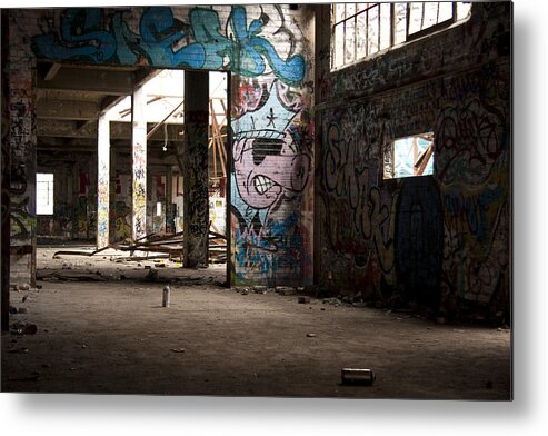 Graffiti Metal Print featuring the photograph One Little... by Kreddible Trout