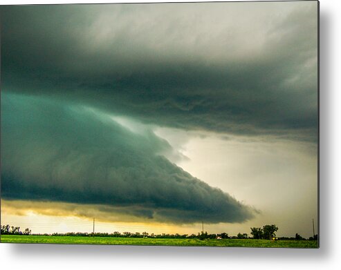 Nebraskasc Metal Print featuring the photograph One Mutha of a Supercell 018 by NebraskaSC