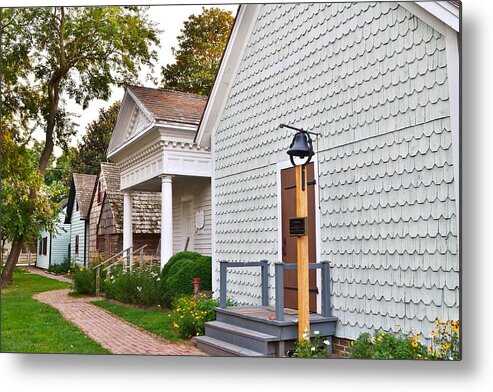  Metal Print featuring the photograph One Room Schoolhouse - Lewes Delaware by Kim Bemis