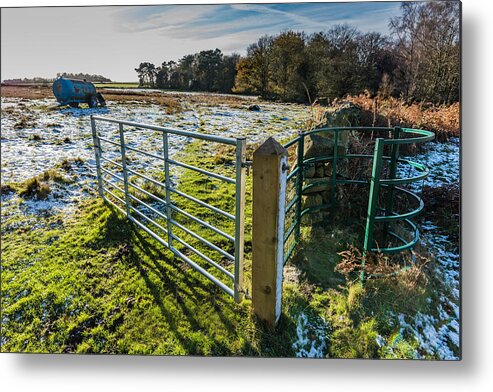 Charnwood Metal Print featuring the photograph Open Gate by Nick Bywater