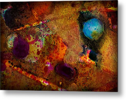 Organic Metal Print featuring the digital art Organic Abstract 11 by Lilia S