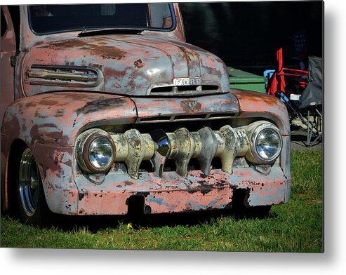  Metal Print featuring the photograph Original Patina Ford Pickup by Dean Ferreira