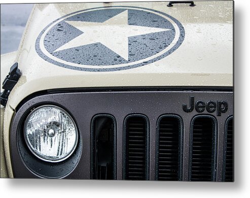 Oscar Mike Metal Print featuring the photograph Oscar Mike Jeep Wrangler by George Strohl