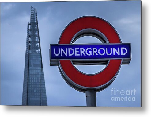 The Shard Metal Print featuring the photograph Over and Under by David Rucker