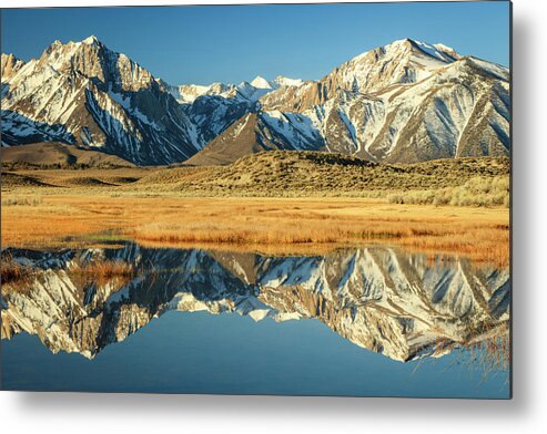 California Metal Print featuring the photograph Owens Valley Reflections by Wasatch Light