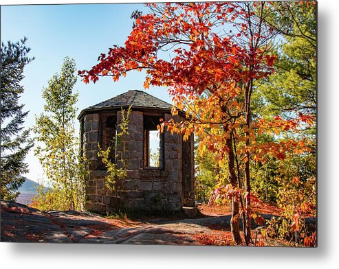 Owl’s Head Overlook Metal Print featuring the photograph Owls Head Outlook point by Jeff Folger