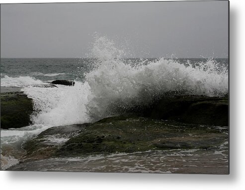 Pacific Metal Print featuring the photograph Pacific Waves by Karen Harrison Brown