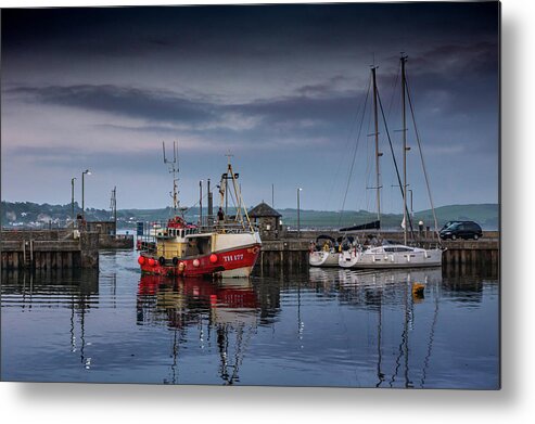 Padstow Metal Print featuring the photograph Padstow Boats by Framing Places