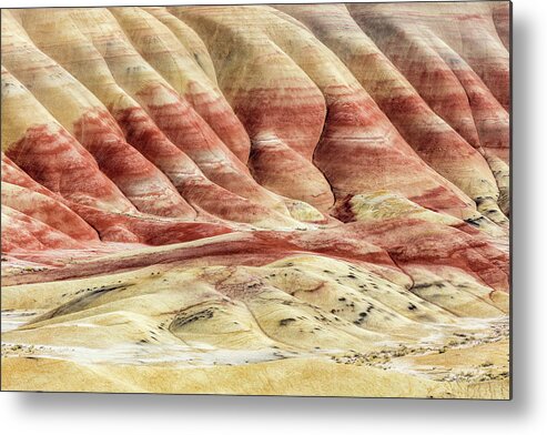 Painted Hills Metal Print featuring the photograph Painted Hills Landscape by Pierre Leclerc Photography