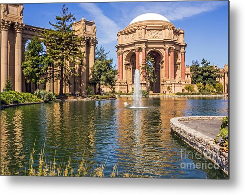 Fountain Metal Print featuring the photograph Palace Rotunda III by Kate Brown