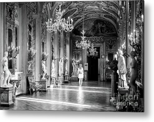 Palazzo Metal Print featuring the photograph Palazzo Doria Pamphilj, Rome Italy by Perry Rodriguez