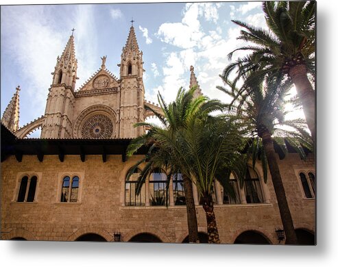 Palma De Mallorca Cathedral Metal Print featuring the photograph Palma de Mallorca, Cathedral - 2 by AM FineArtPrints